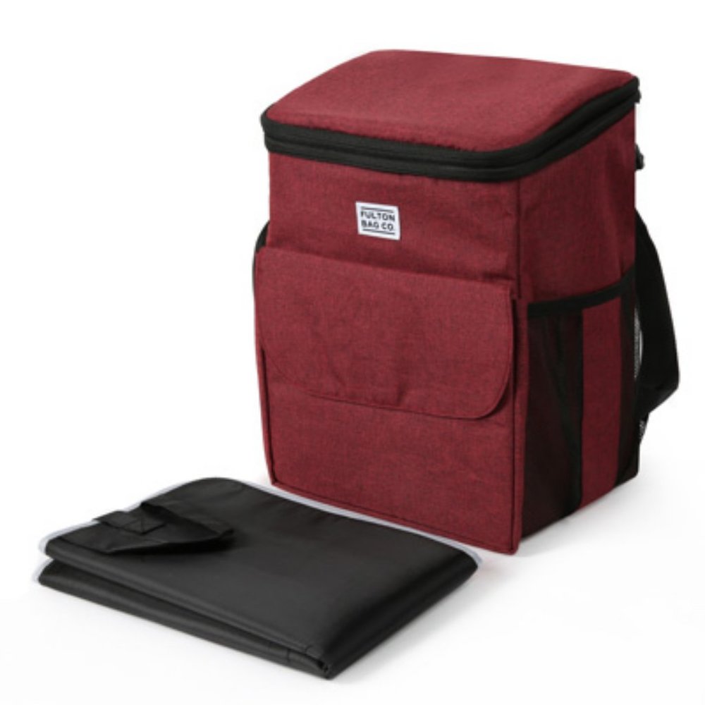 NEW! Fulton Bag Co. Diaper Bag Backpack with Removeable Jumpsack & Changing Pad
